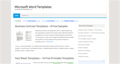 Desktop Screenshot of mywordtemplates.org